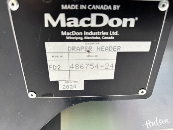 Photo of 2024 MacDon FD250DK TR SST X9