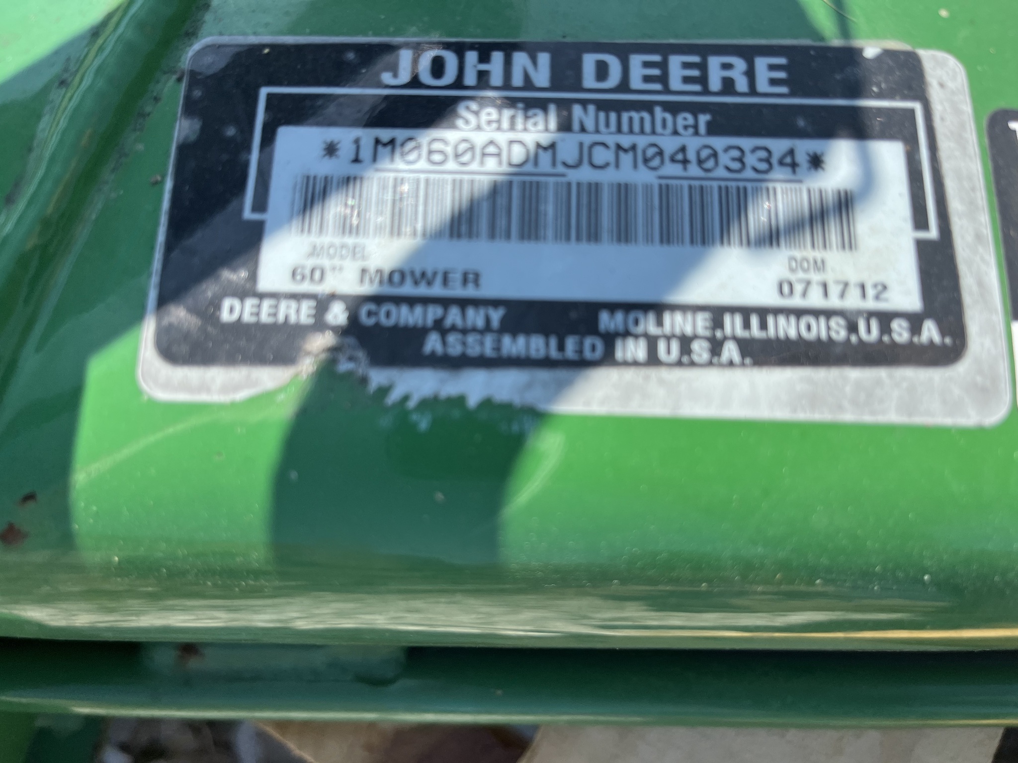 2012 John Deere 60 Image 2