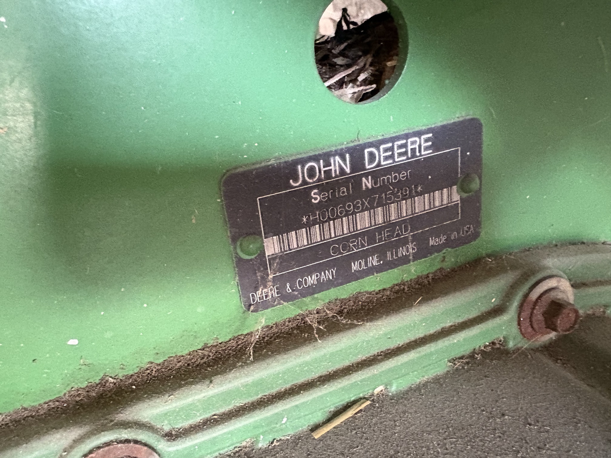2006 John Deere 693 Image 2