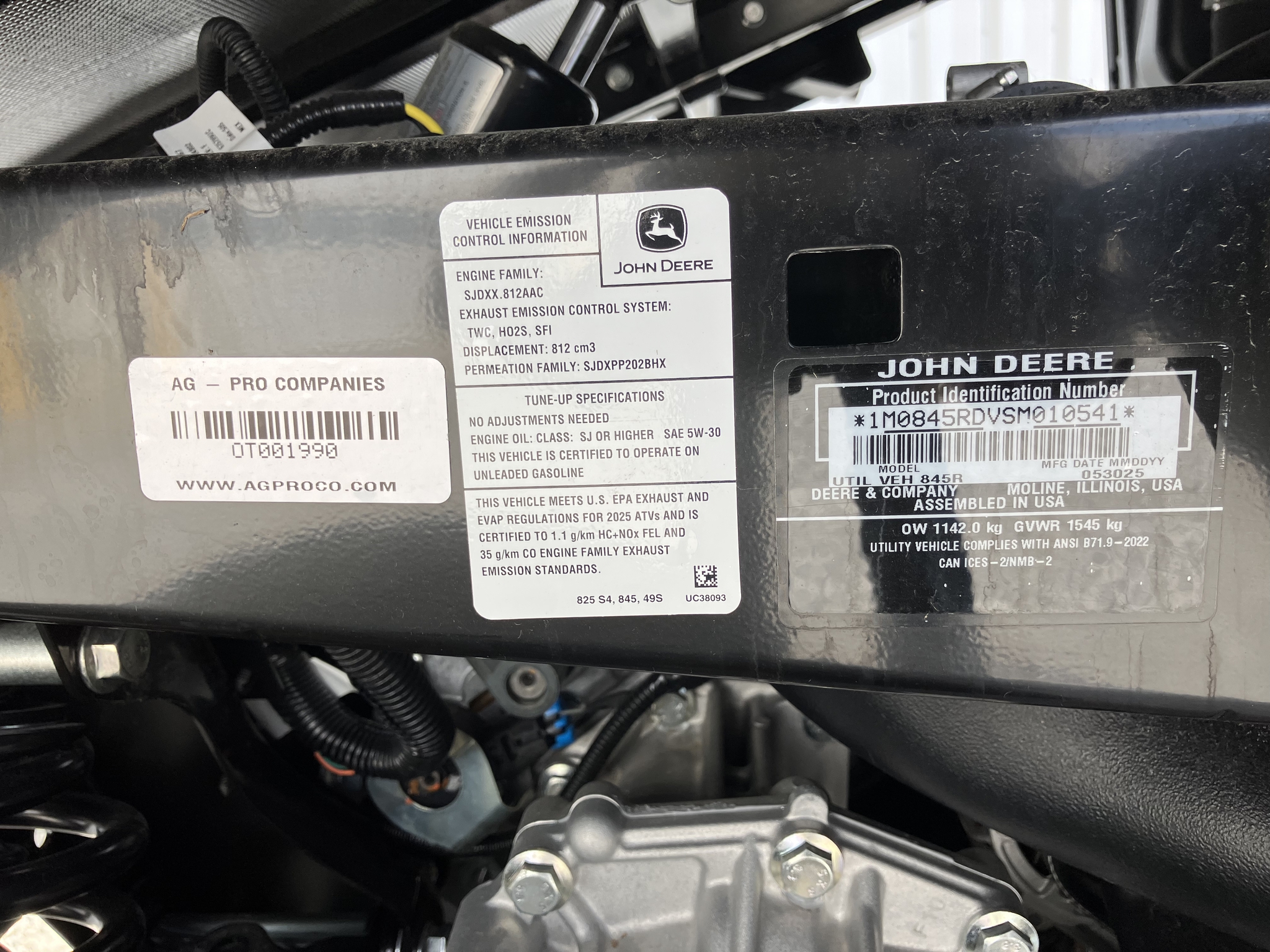 2025 John Deere XUV 845R SIGNATURE ED Image 10