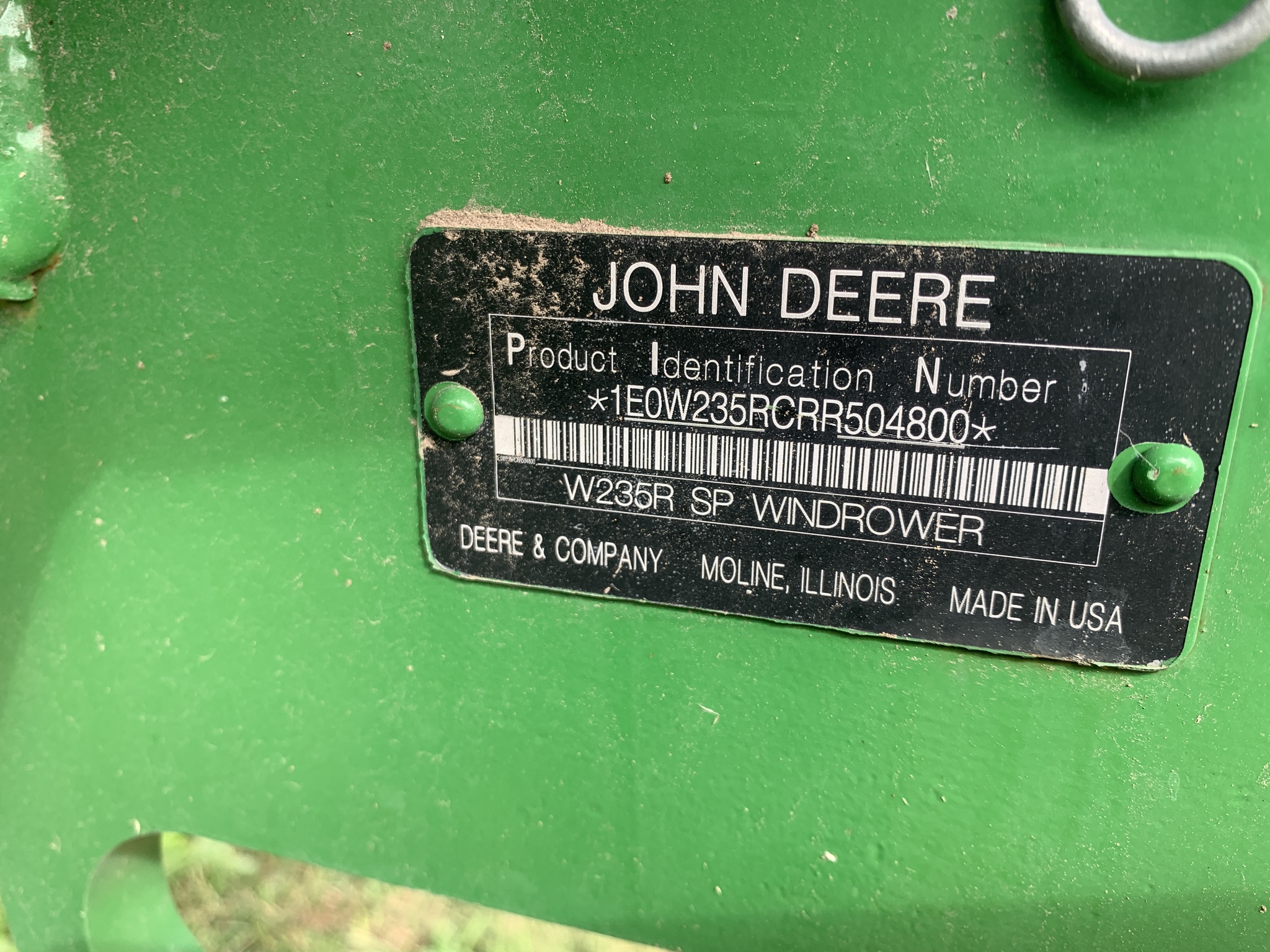 2024 John Deere W235R Image 10