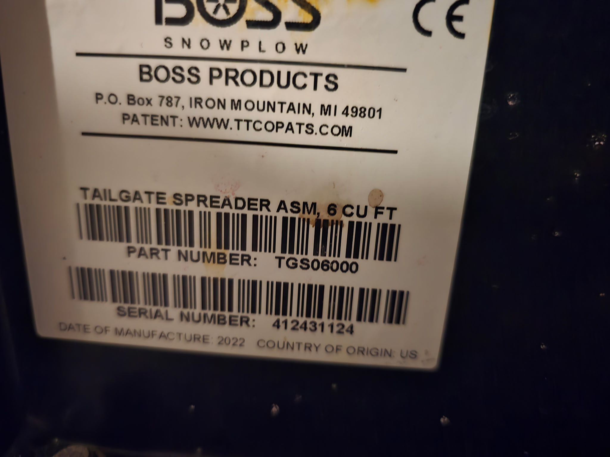 2022 Boss TGS06000 Image 8