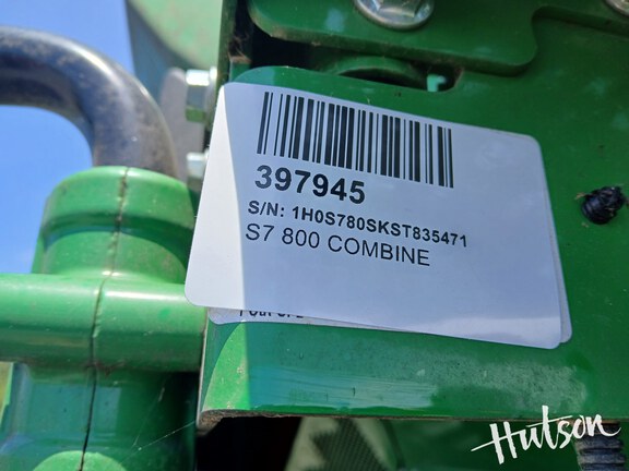 Photo of 2025 John Deere S7 800