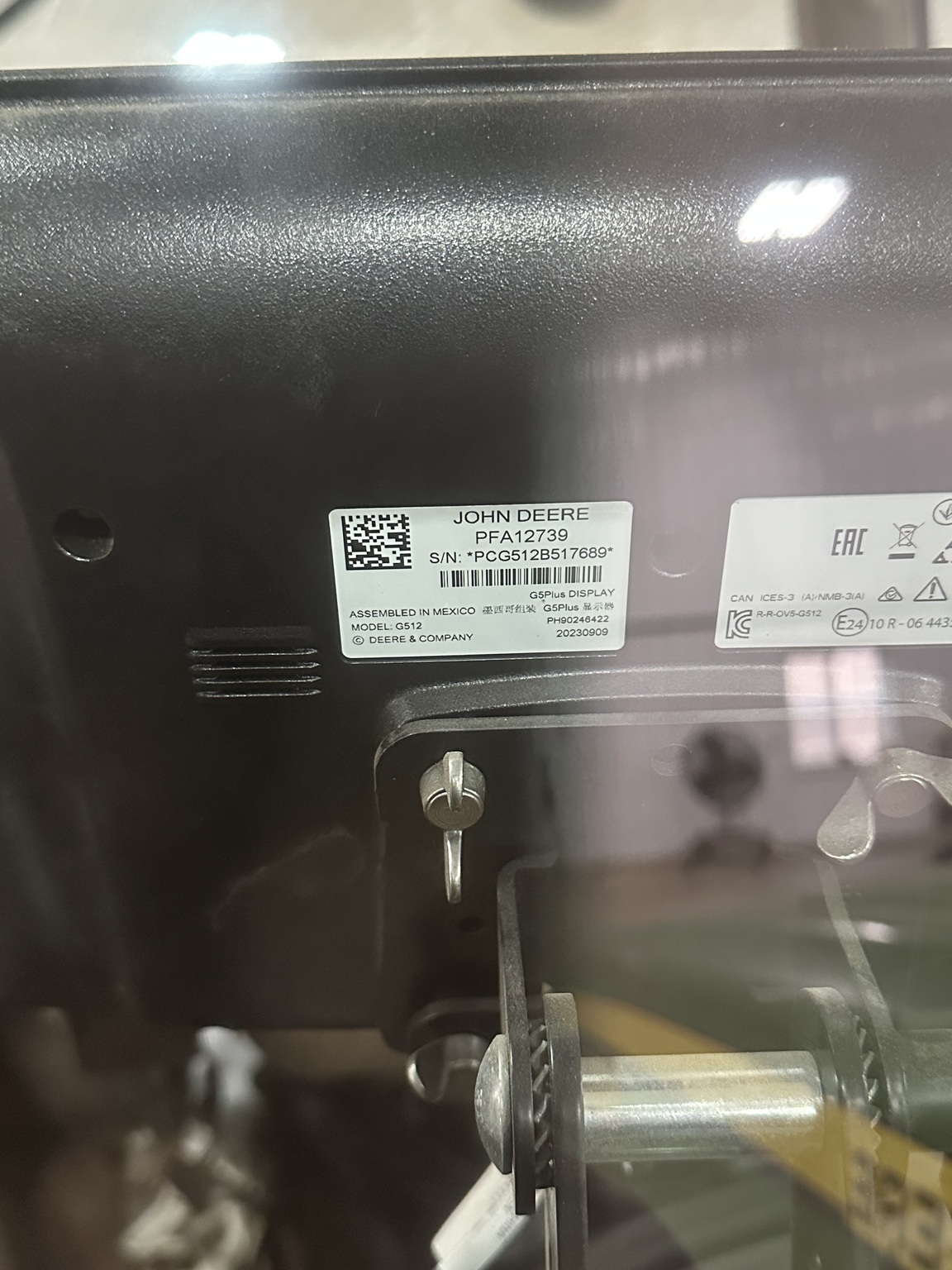 John Deere G5 EXTENDED MONITOR Image 1