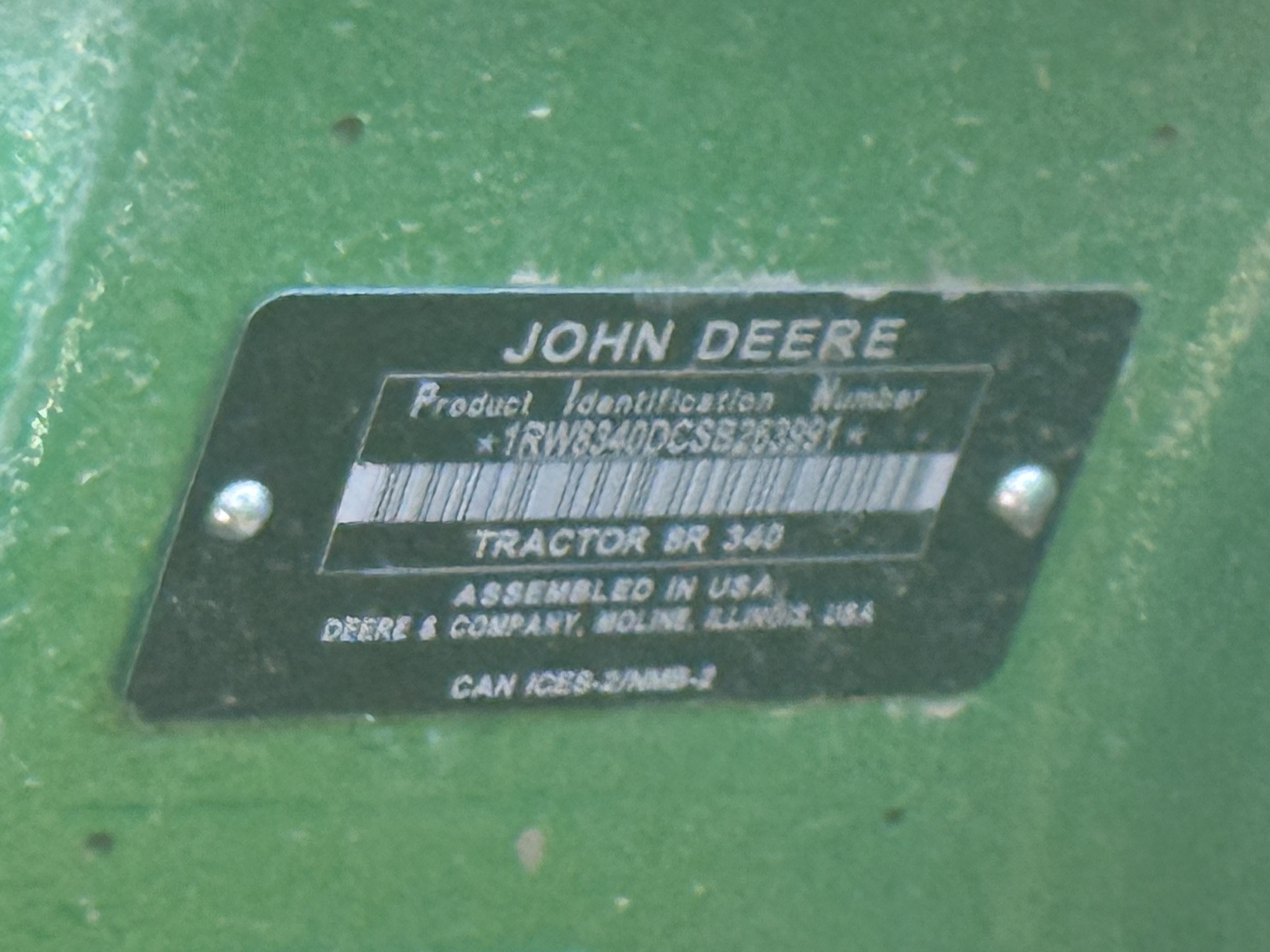 2025 John Deere 8R 340 at Heritage Tractor in Nevada, MO