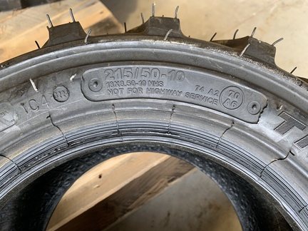 Photo of 215/50-10 qty 2 tires only