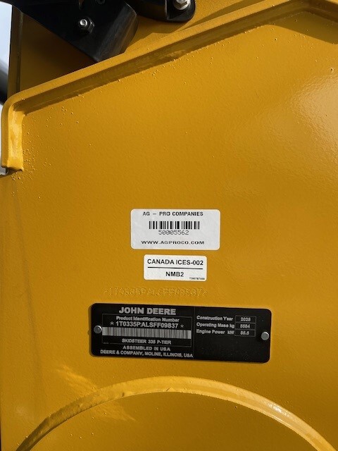 2025 John Deere 335 P Image 2