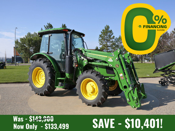  John Deere 5090E Premium Cab Tractor + Loader