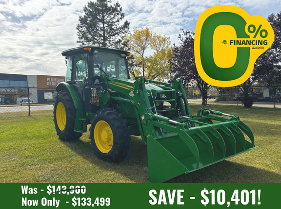  John Deere 5090E Premium Cab Tractor + Loader