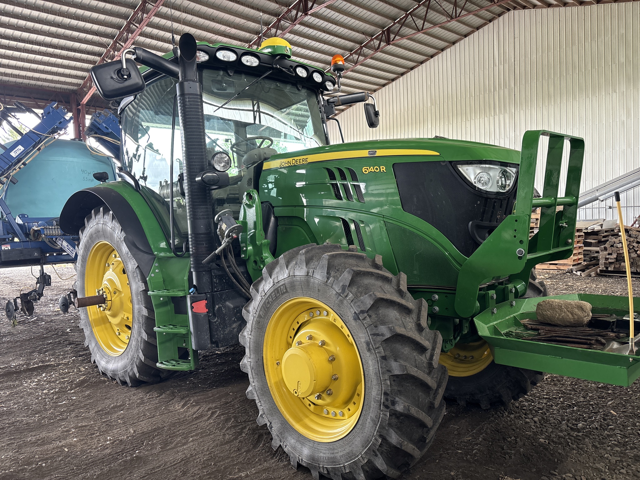 Used 2013 John Deere 6140R Row Crop Tractors at Koenig Equipment in Urbana, OH - PhotoXL0