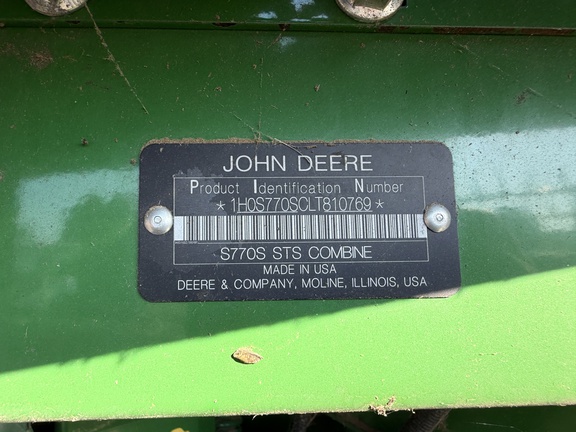 Photo of 2020 John Deere S770