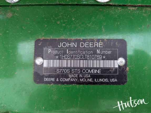 Photo of 2020 John Deere S770