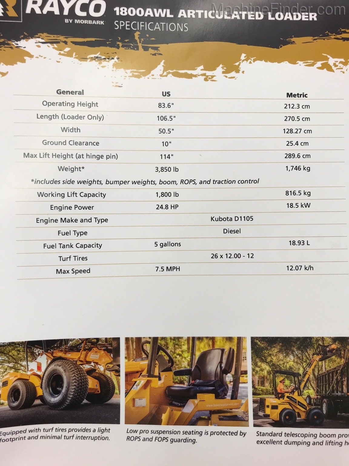 2020 Rayco 1800AWL Image 11