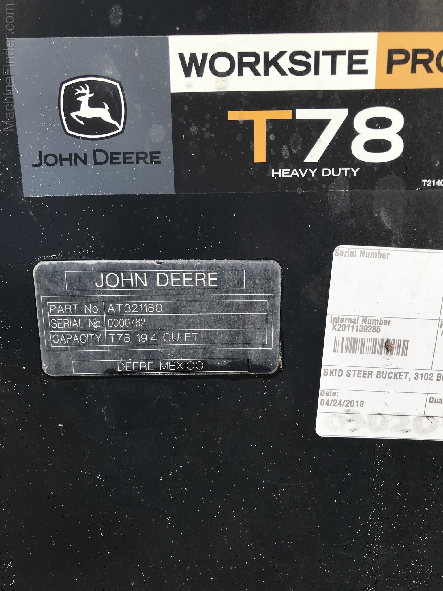 2015 John Deere T78 Image 2