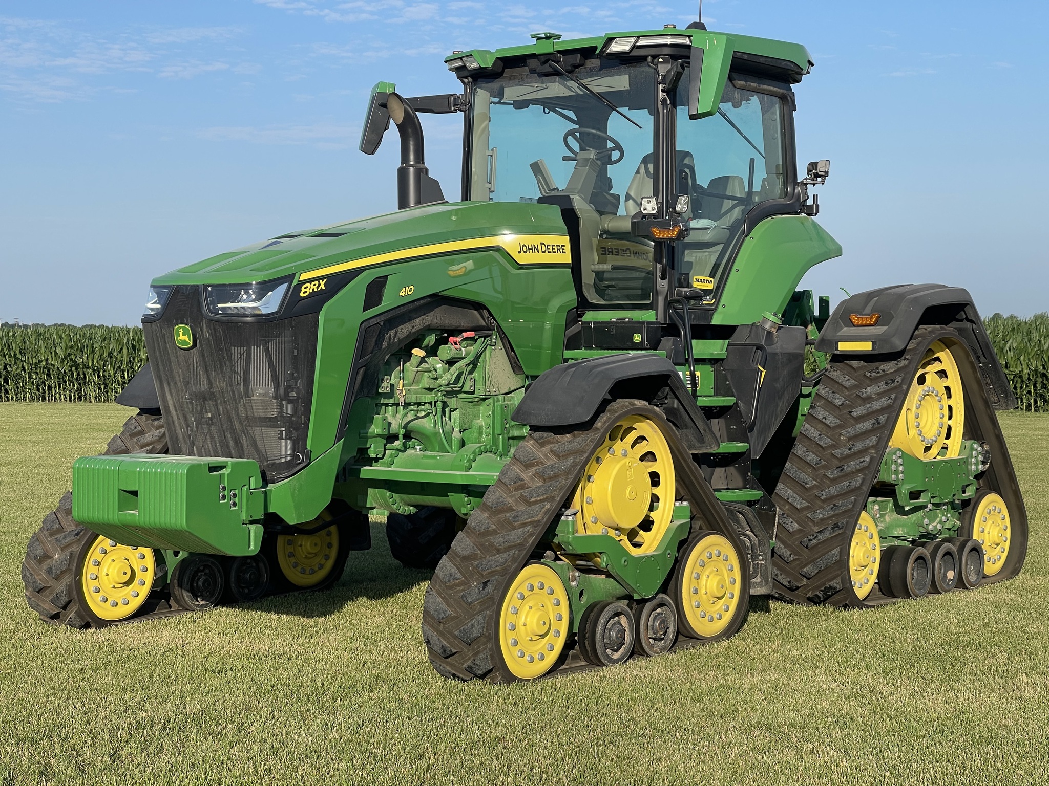  2023 John Deere 8RX 410 at Heritage Tractor in Quincy, IL