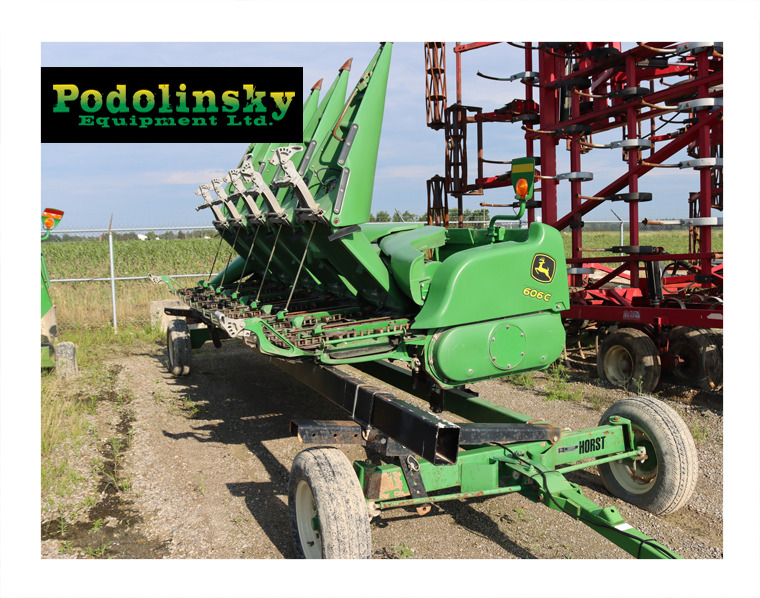 2009 John Deere 606C Corn and Row Crop headers