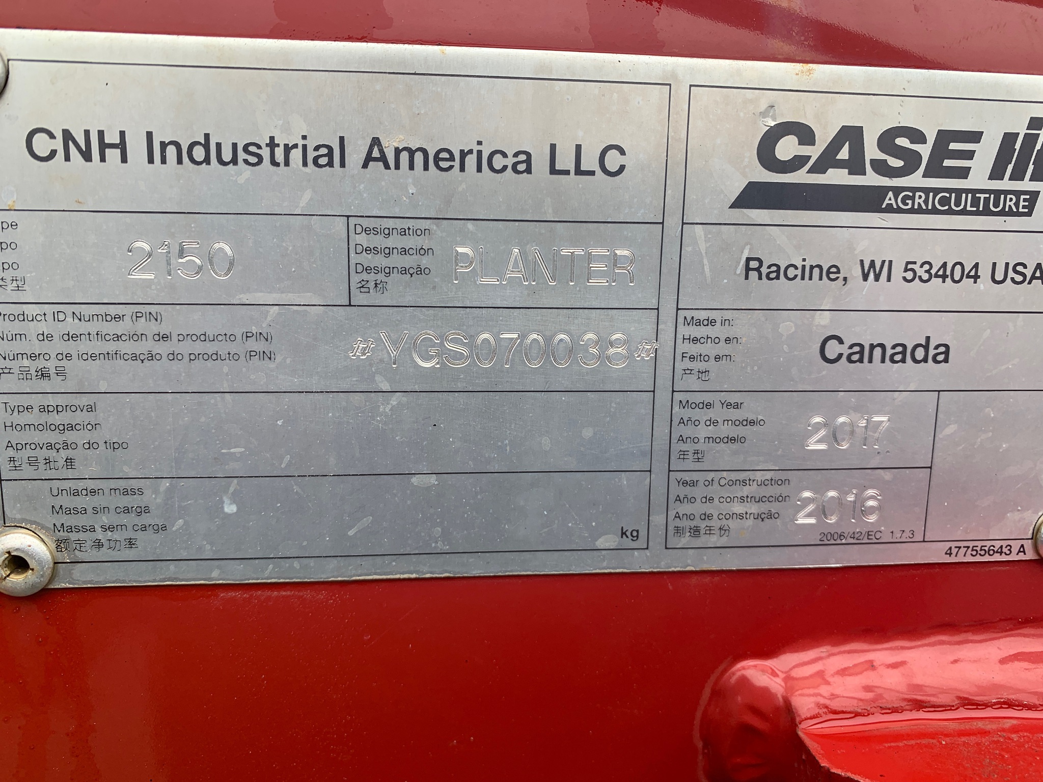  2017 Case IH 2150 at Heritage Tractor in Lamar, MO