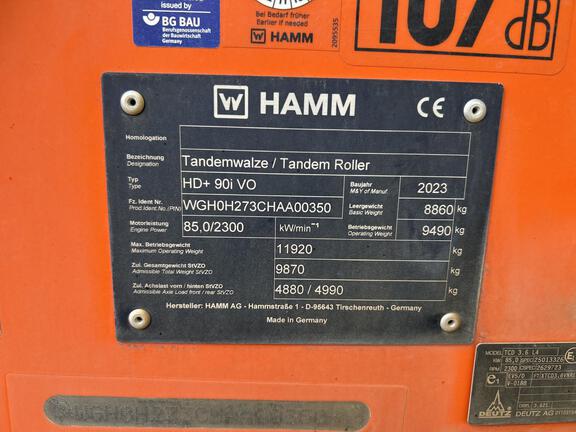 Product image 5 | 4re Equipment | ID: product-roadbuilding-hamm-hd90i-vo-tandem-roller-146031