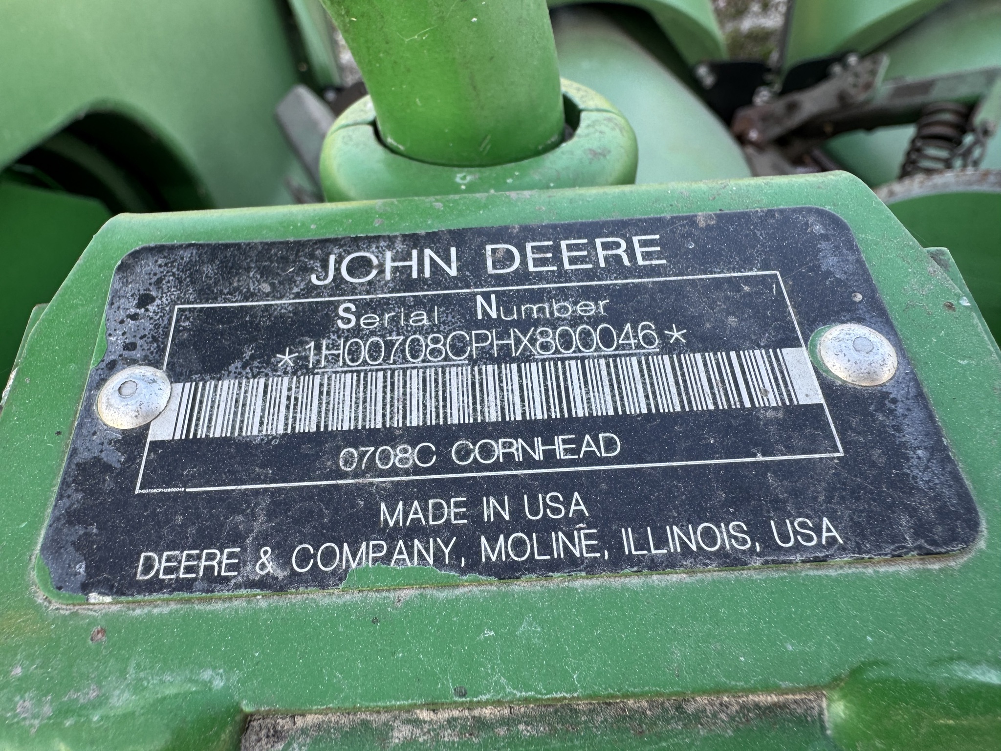  2018 John Deere 708C at Heritage Tractor in Quincy, IL