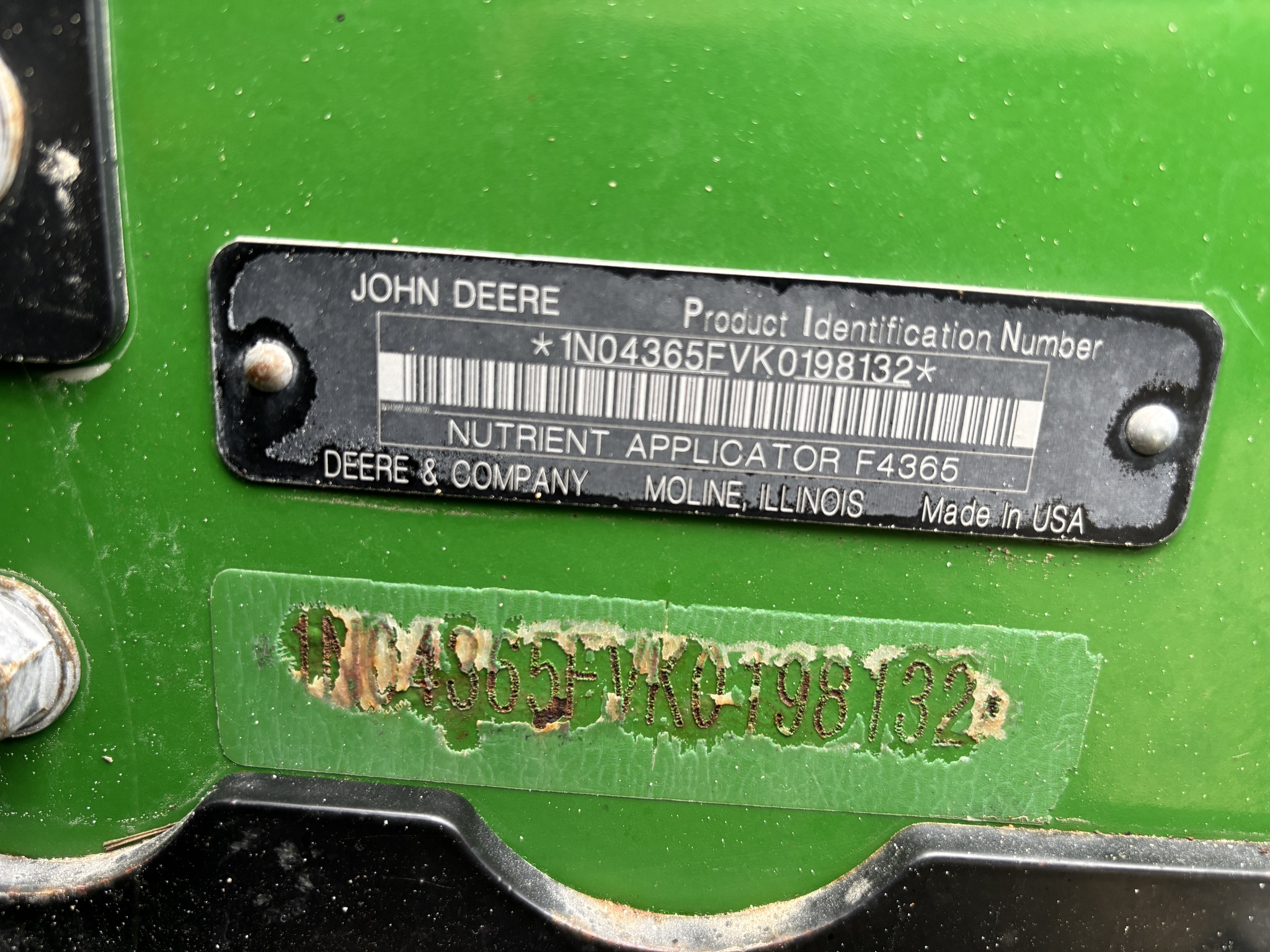 2019 John Deere F4365 Image 3