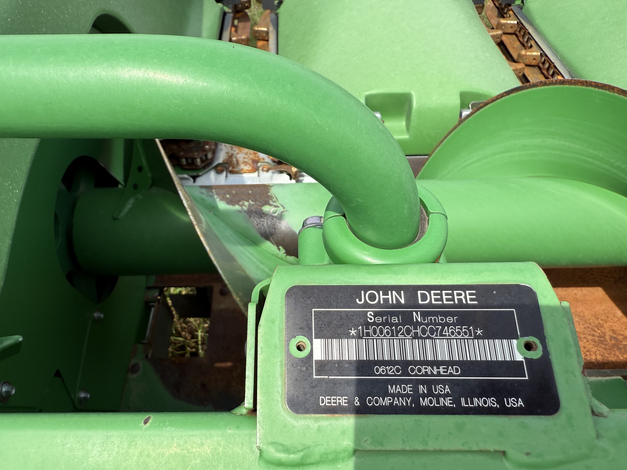 2012 John Deere 612C Image 9