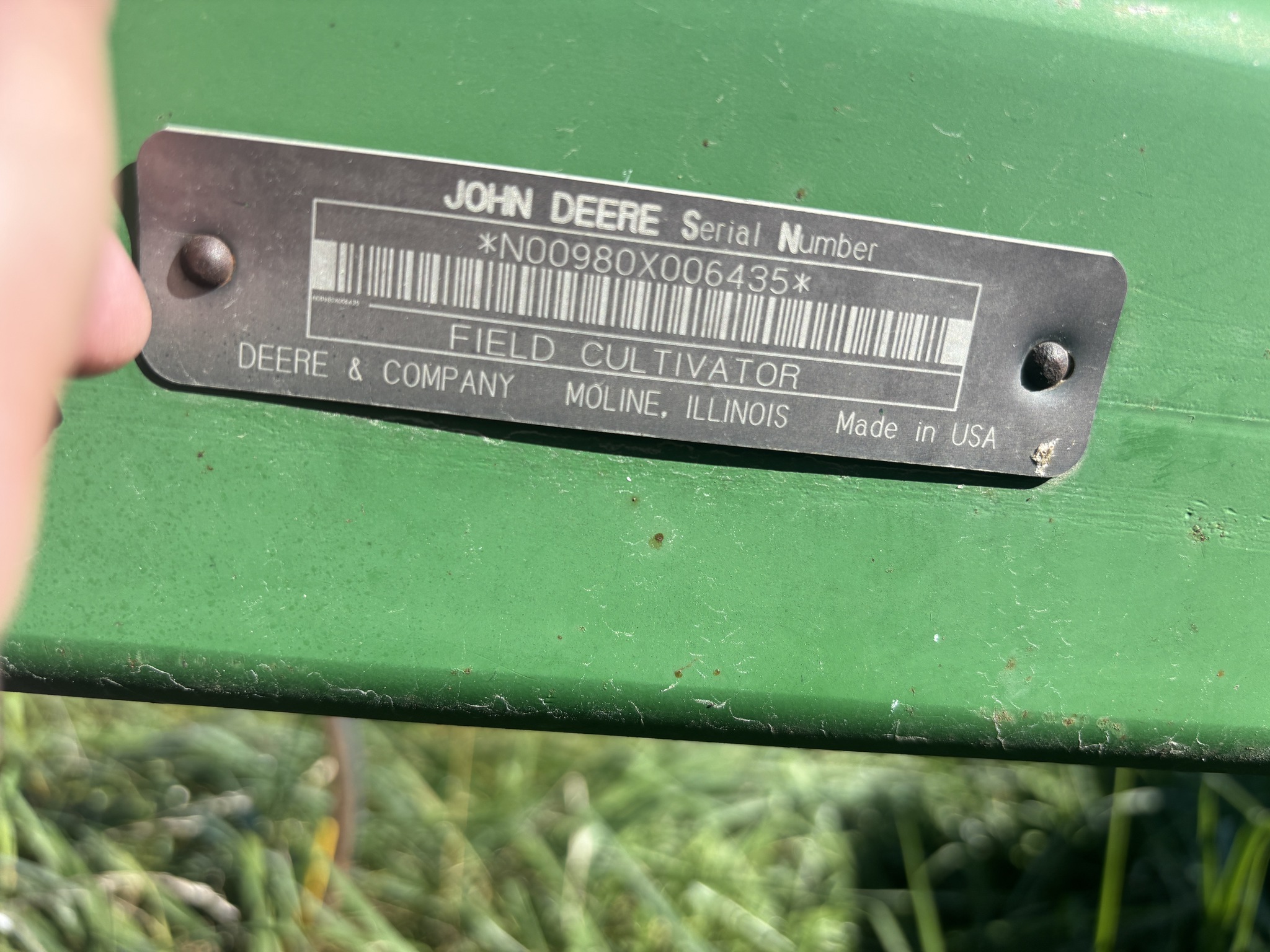 1996 John Deere 980 Image 6