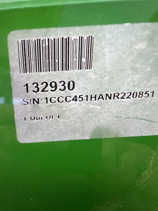 Used 2022 John Deere C451R Round Balers at Horizon Ag & Turf in Edmonton West, AB - Photo2