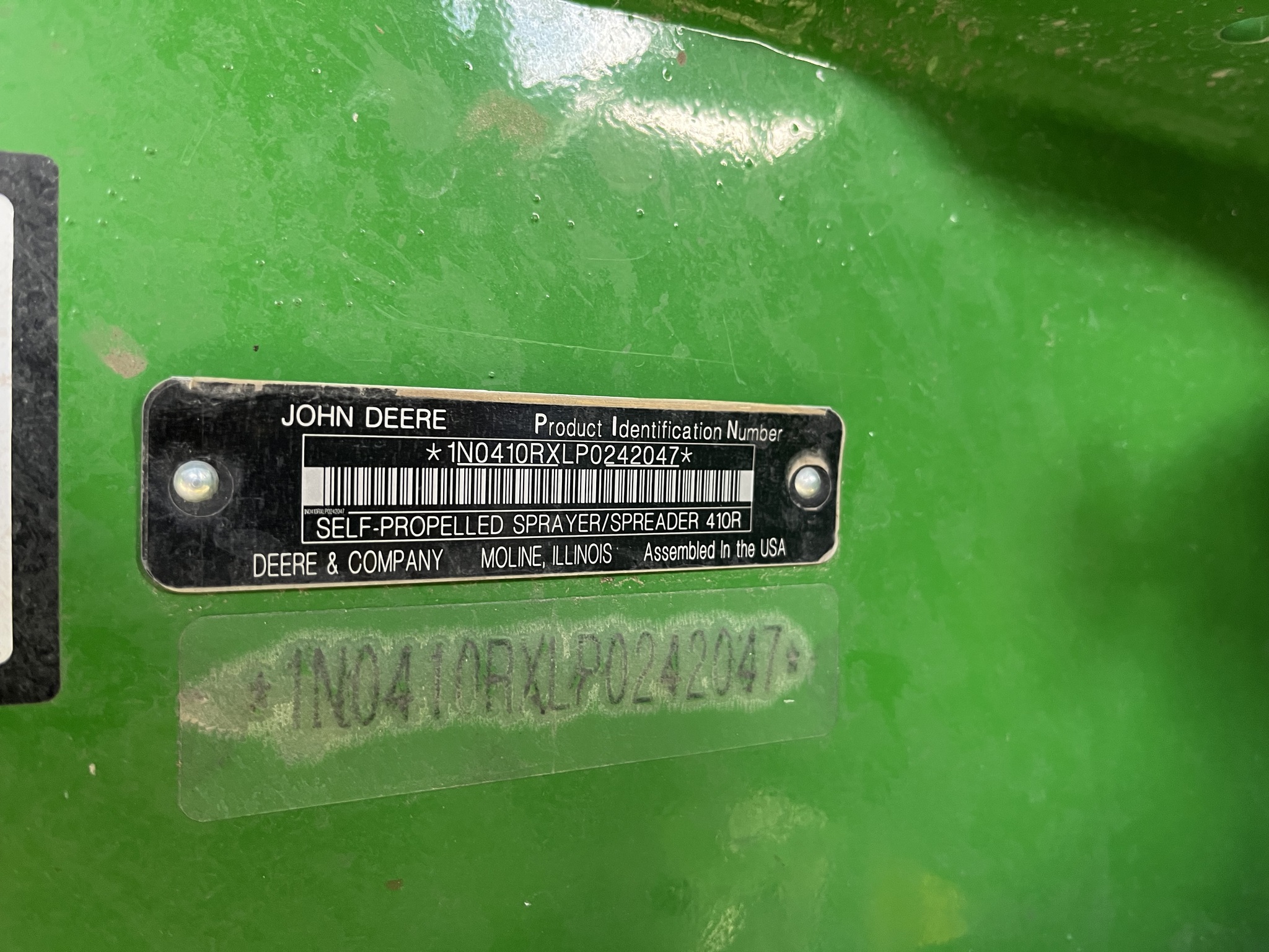  2024 John Deere 410R at Heritage Tractor in Seneca, KS