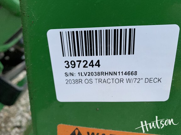Photo of 2022 John Deere 2038R