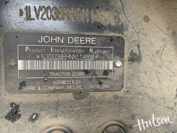 Photo of 2022 John Deere 2038R