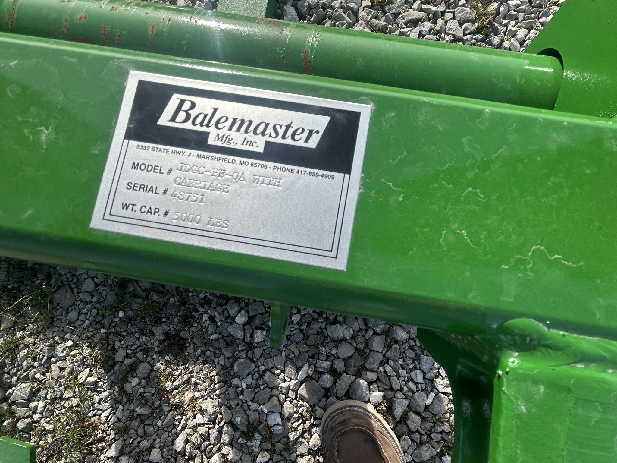  2025 BaleMaster JDGC-PF - QA W CARRIAGE GLOBAL CARRIER at Heritage Tractor in Anderson, MO