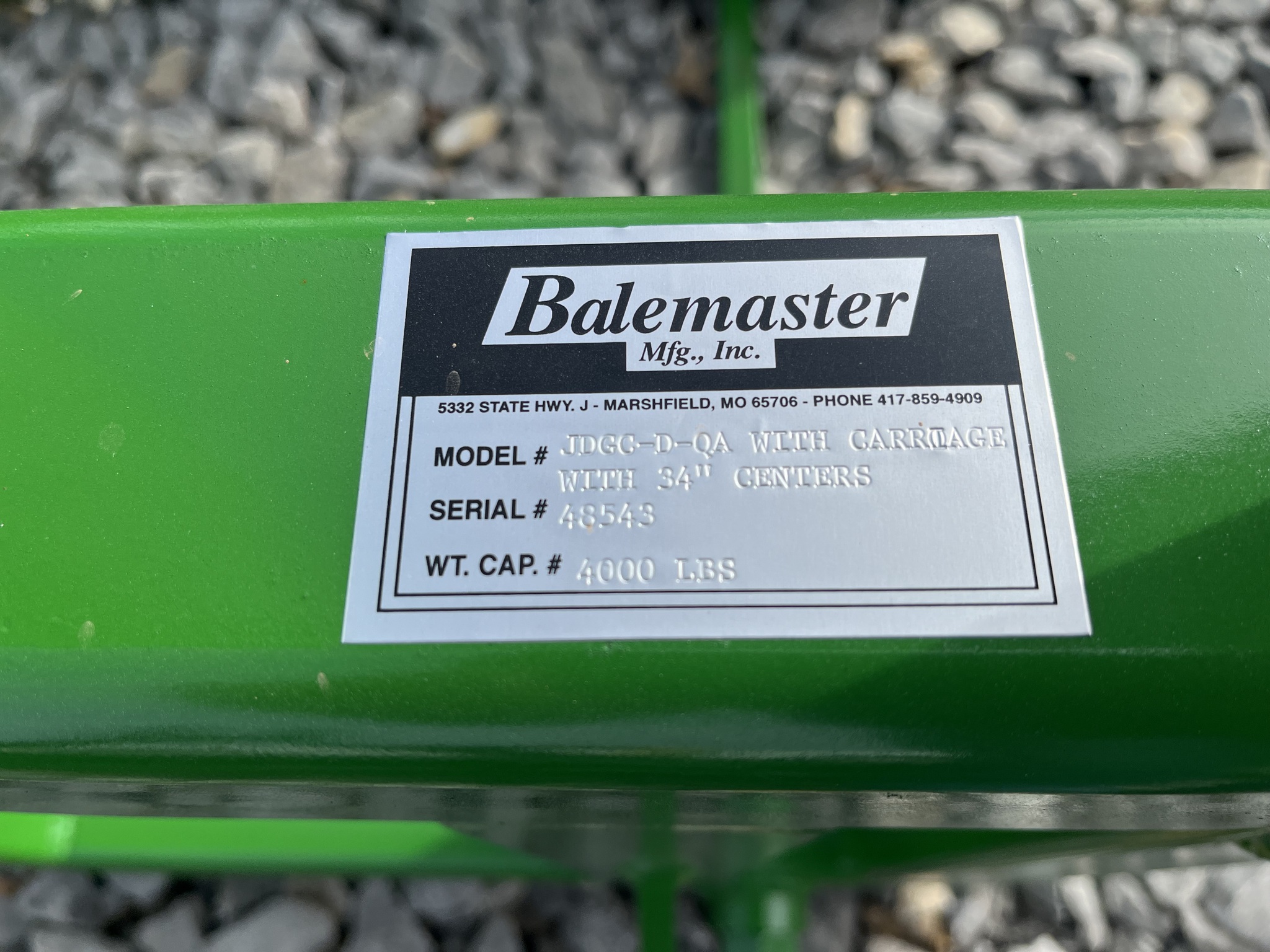  2025 BaleMaster JDGC-D at Heritage Tractor in Pittsburg, KS