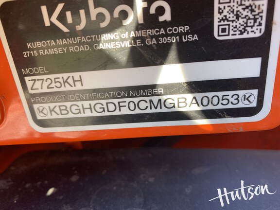 Photo of 2021 Kubota Z725