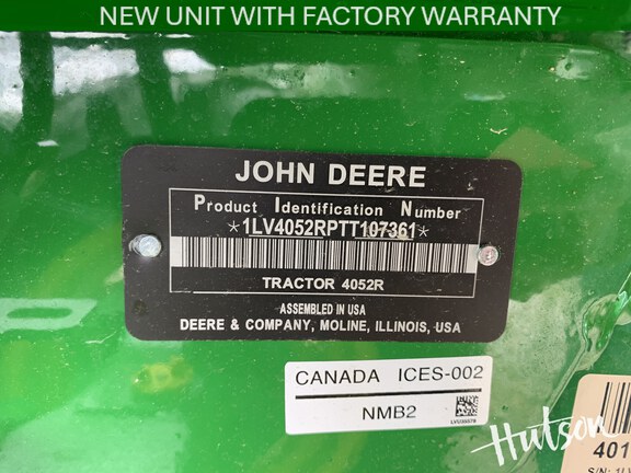 Photo of 2026 John Deere 4052R