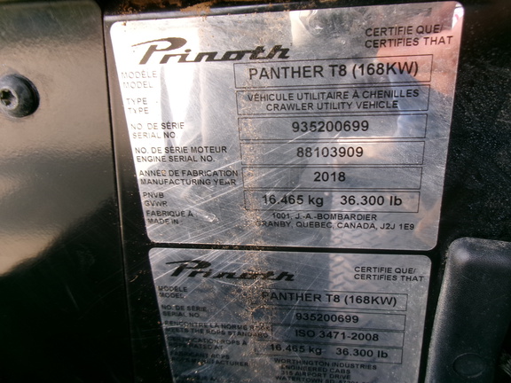 2018 Prinoth T8