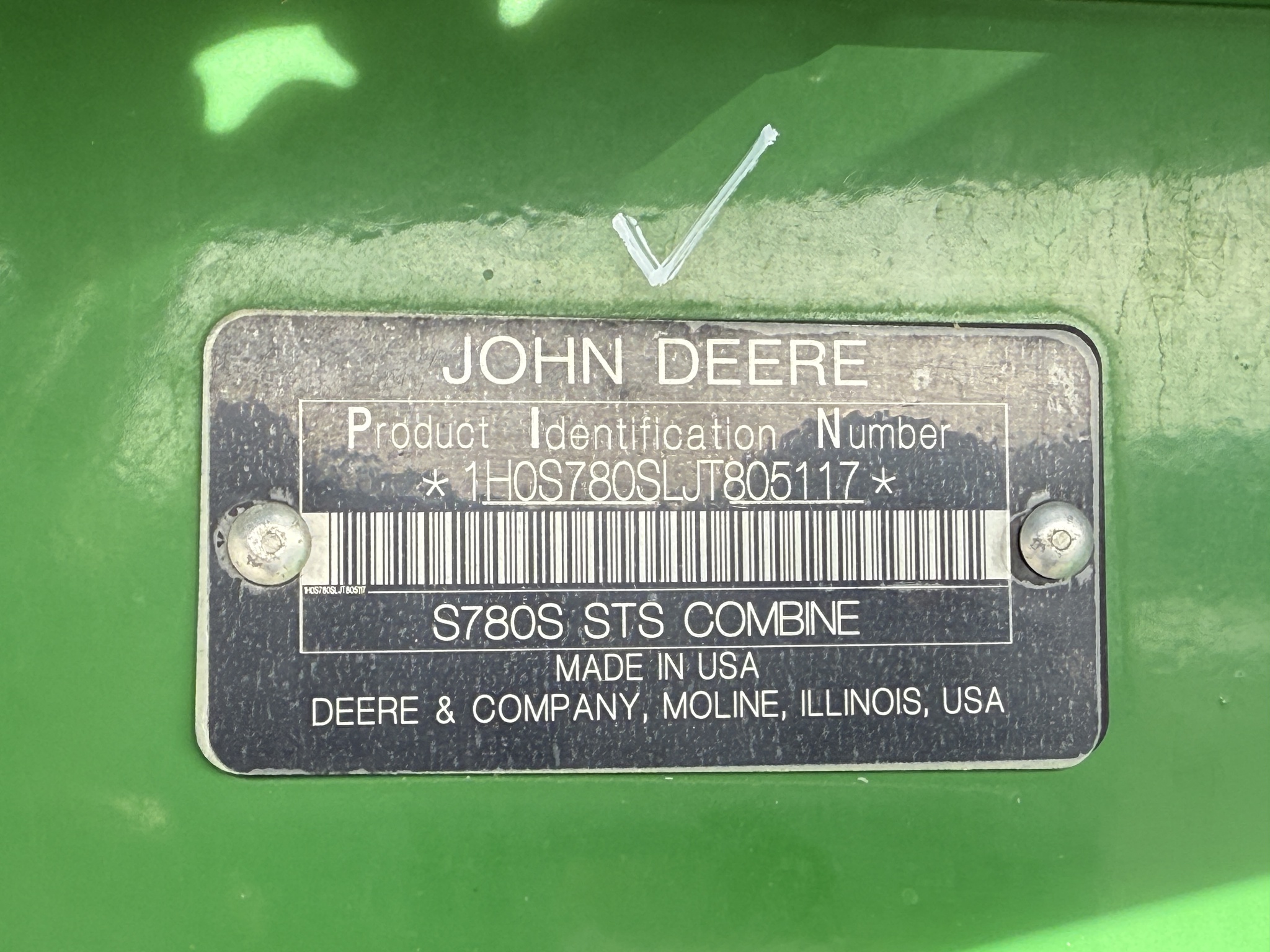 2019 John Deere S780 Image 46