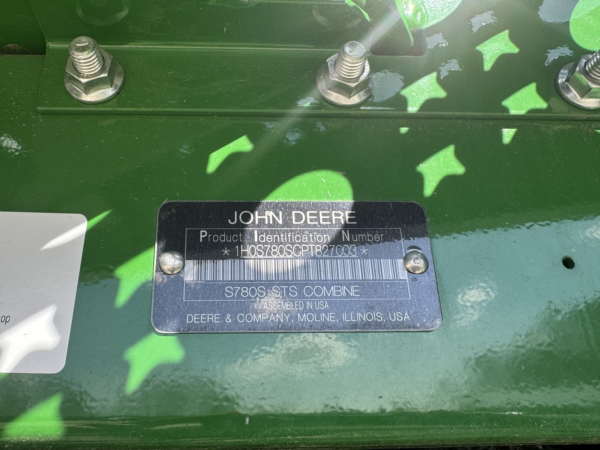 2023 John Deere S780 Image 8