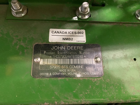 2021 John Deere S790