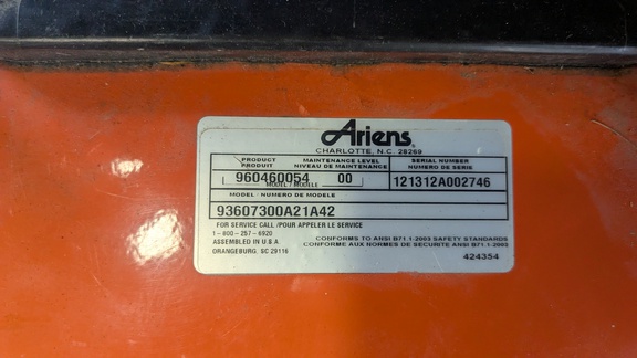 Photo of 2012 Ariens 960460054