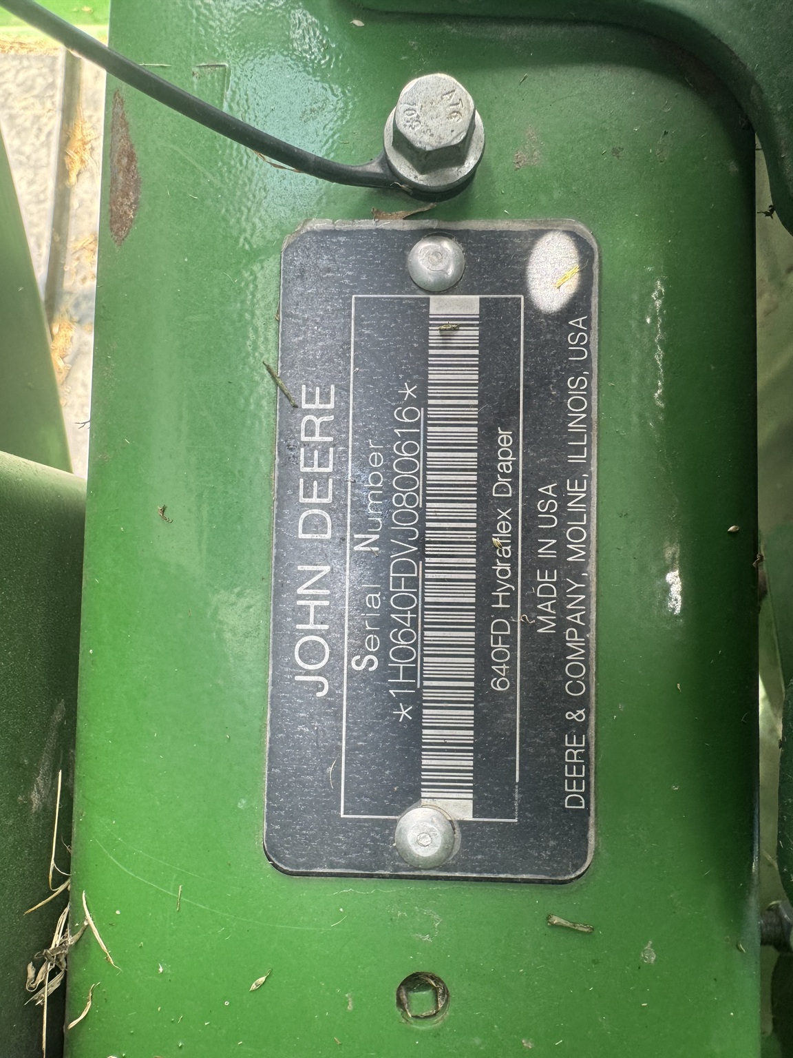  2018 John Deere 640FD at Heritage Tractor in Monmouth, IL
