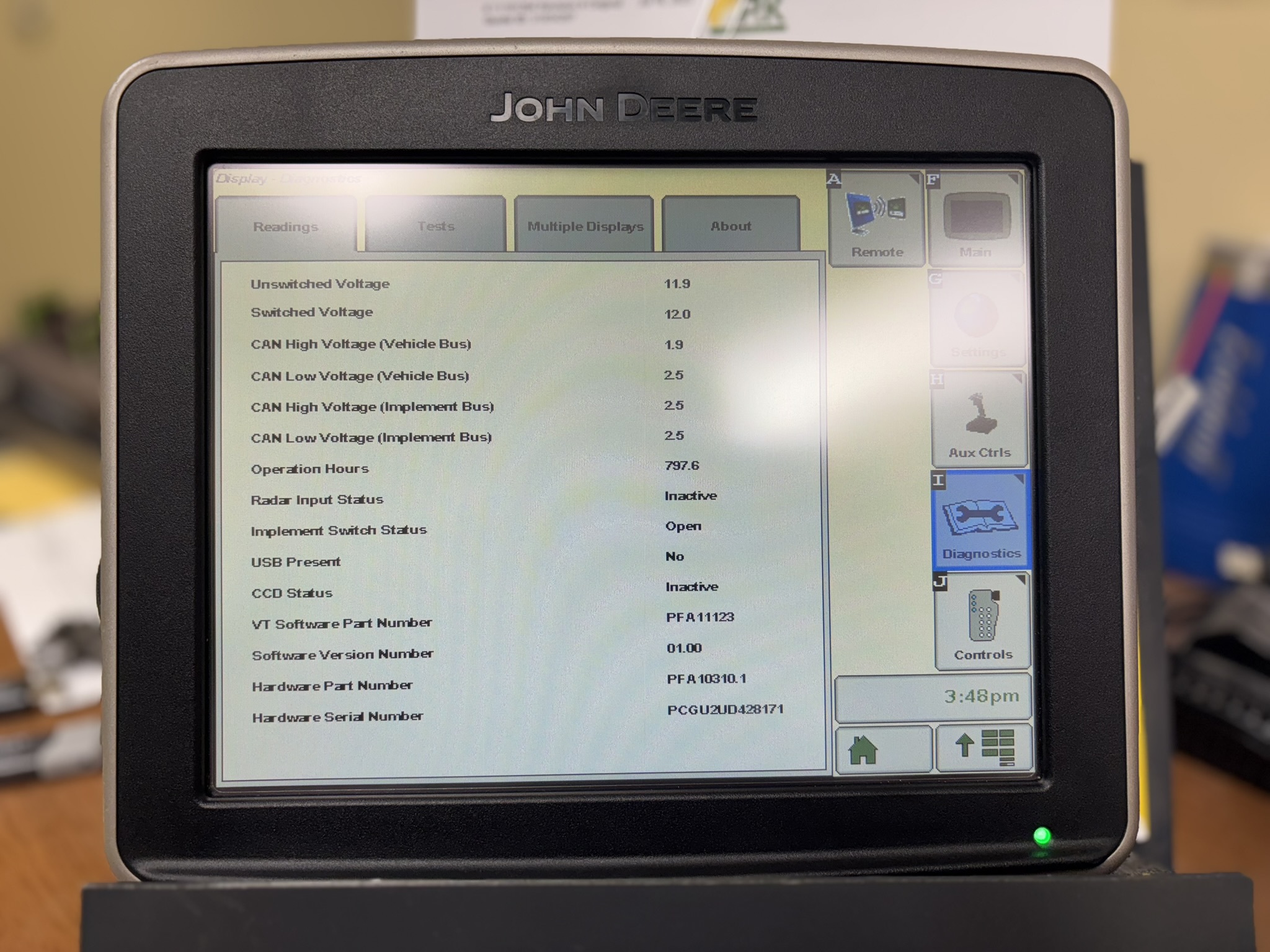 2013 John Deere 2630 Display Image 1