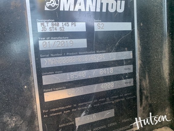 Photo of 2019 Manitou MLT840