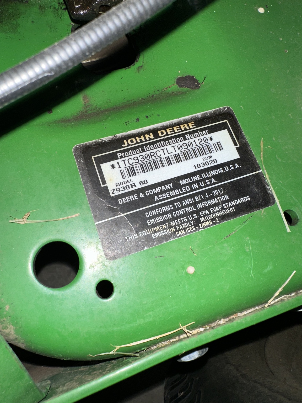 2021 John Deere Z930R Image 5