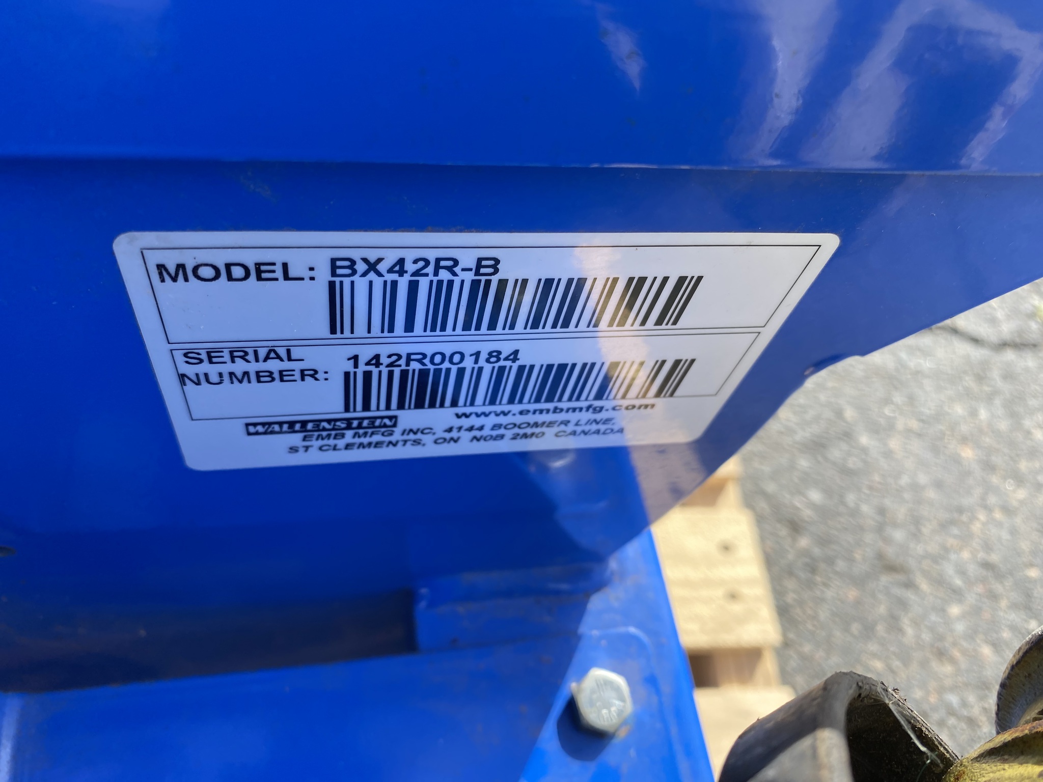 2010 Wallenstein BX42R-B Image 8