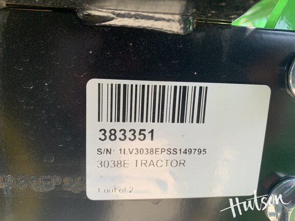 Photo of 2025 John Deere 3038E