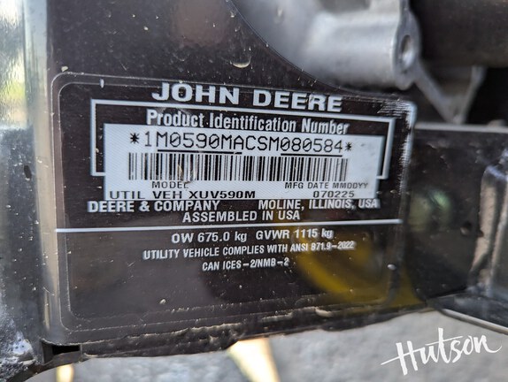 Photo of 2025 John Deere XUV 590M