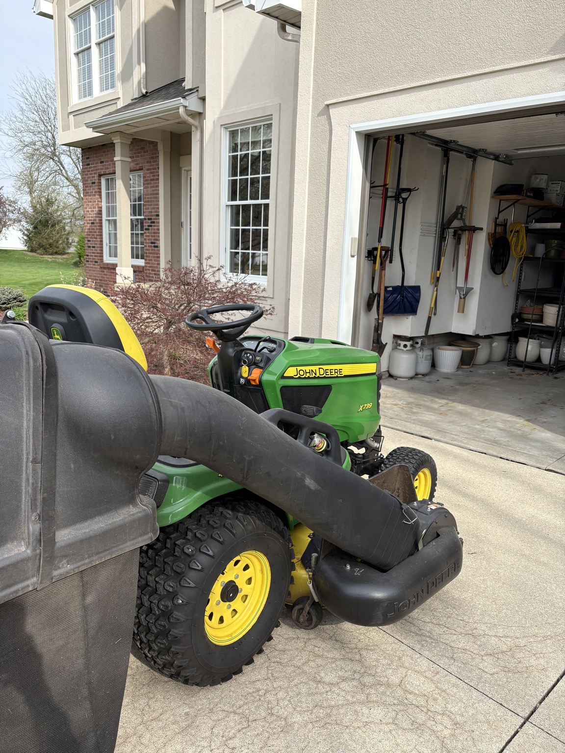  2015 John Deere X739 at Heritage Tractor in Bloomington, IL