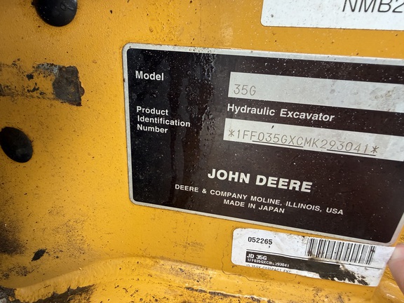 2021 John-Deere 35G
