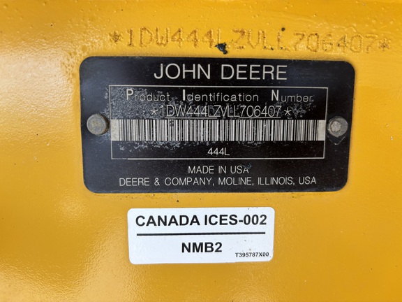 2020 John Deere 444L