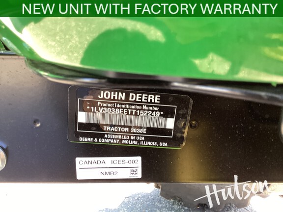 Photo of 2026 John Deere 3038E
